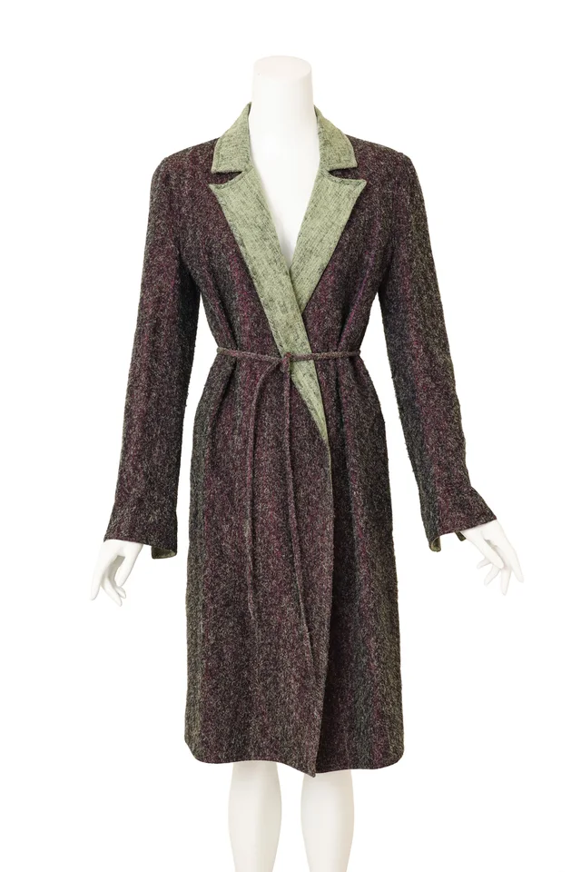 Fendi Two Tone Trench Duster Jacket from Recess LA