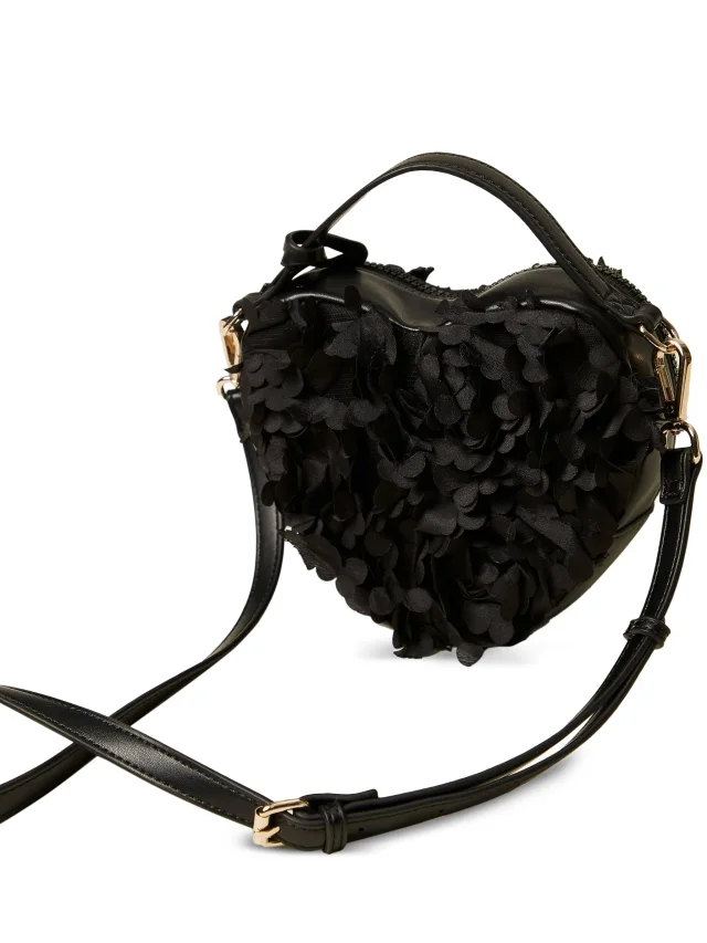 TWINSET heart-shaped shoulder bag with flowers, photo 2 of 2 from FARFETCH
