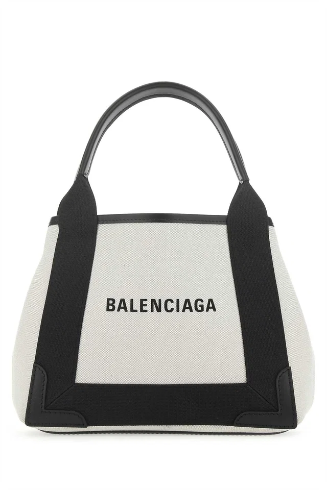 Balenciaga Cobas Shoulder Bag — Beige T Cotton in Beige Canvas from HEWI
