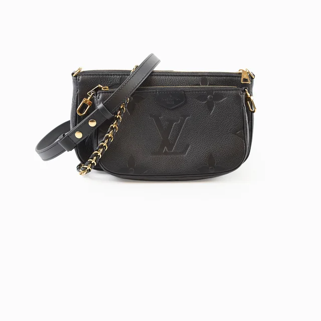 Louis Vuitton Multi Pochette Empreinte Black in Black from The Purse Affair