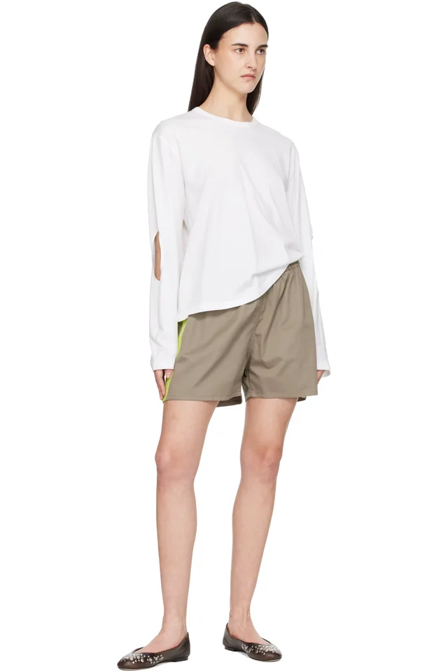 Gimaguas Khaki Jason Shorts, photo 4 of 4 from SSENSE