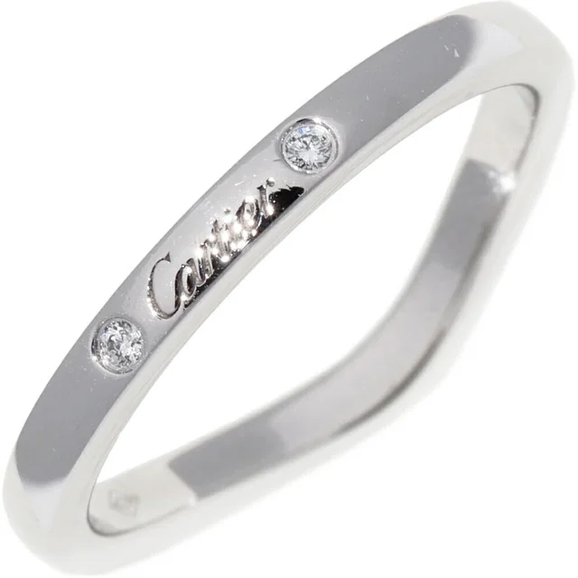 Cartier Ballerine Wedding Ring Pt950 Diamond Ring Size 48 from LuxUness