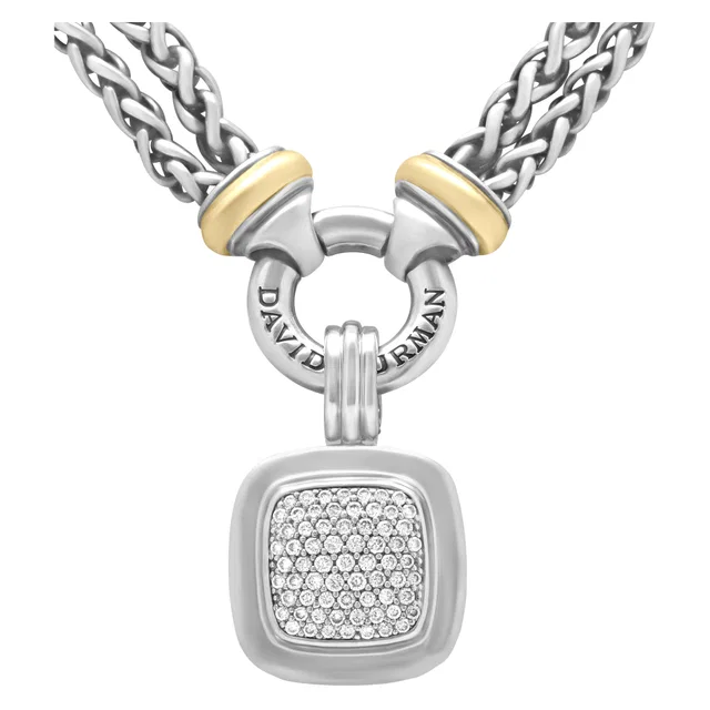David Yurman double chain necklace in Yellow Gold, Sterling Silver from Gray And Sons