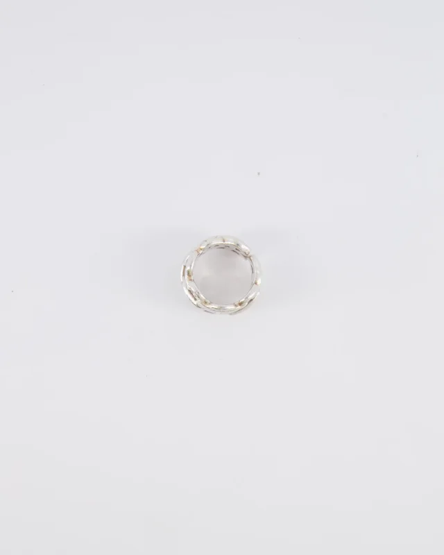 Hermès Large Chaine D'Ancre Enchainee Ring in Sterling Silver Size 50 in Silver from Sellier, photo 8 of 8