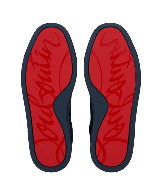 Christian Louboutin suede logo-print sneakers, photo 4 of 4 from SENSER