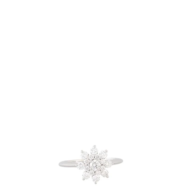 Tiffany & Co. Flower Diamond Platinum Ring from Luxe.It.Fwd