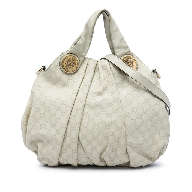 Brown Gucci Large Guccissima Hysteria Satchel in Brown Leather from Designer Revival, photo 1 of 1
