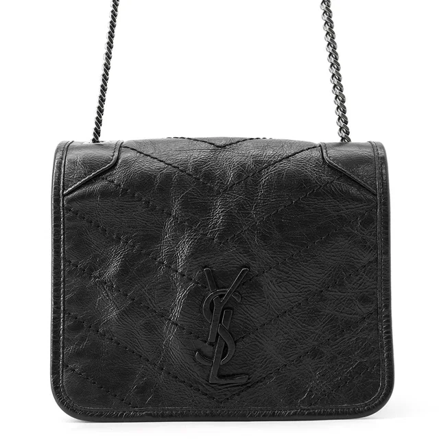 Saint Laurent Niki ChainShoulder Black5831030EN041000 Leather in Leather from GALLERY RARE