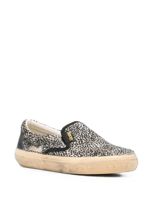 Golden Goose Deluxe Brand VCE animal-print slip-on sneakers, photo 2 of 4 from SENSER