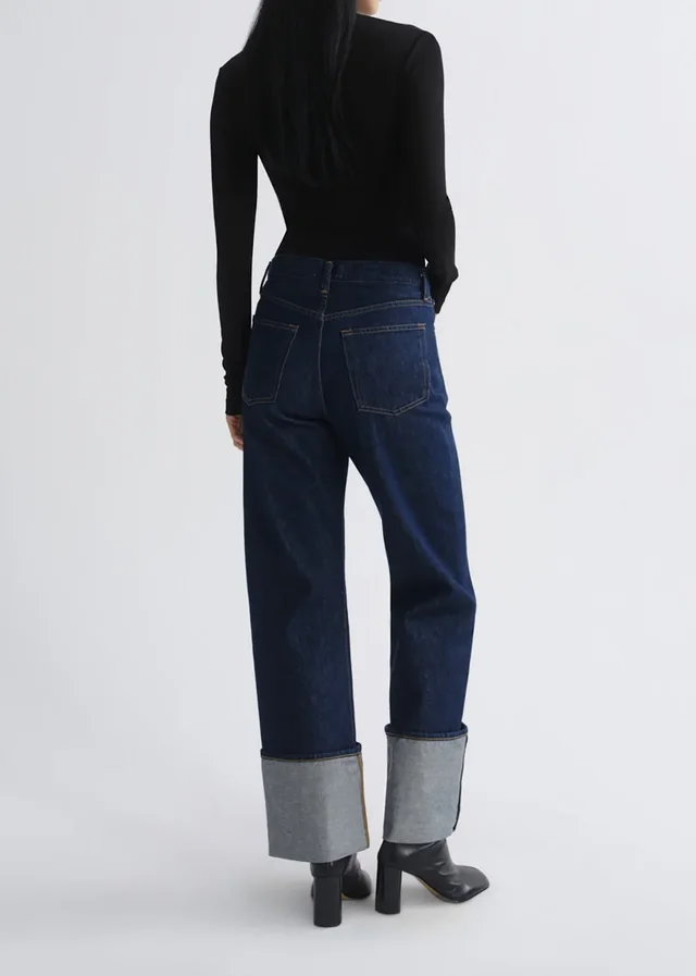 Agolde Ribbed turtleneck long‑sleeve top, photo 4 of 5 from SENSER