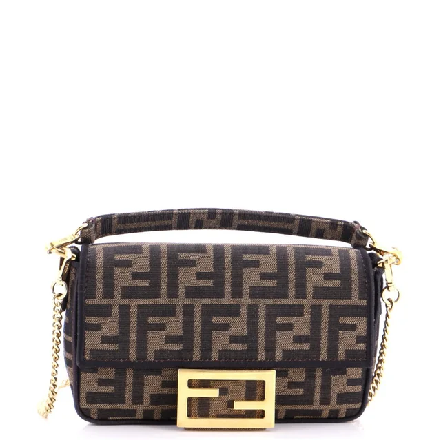 Fendi Mini Baguette Nm Bag Zucca Canvas in brown|red Canvas from Poshmark, photo 1 of 1