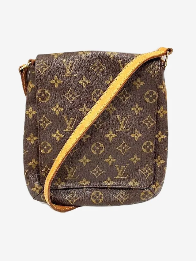 Louis Vuitton Brown vintage 2001 Monogram Musette Salsa shoulder bag in Brown Coated canvas from Sign of the Times