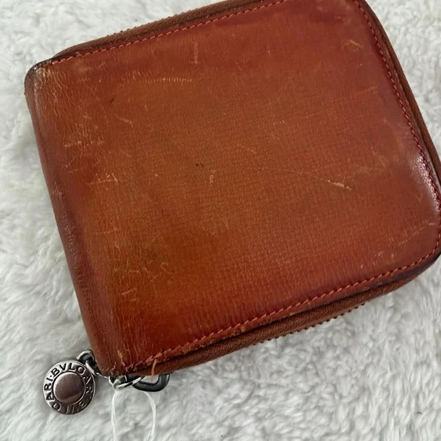 Bvlgari Women's Wallets - Brown/Orange in brown|red|orange from Depop, photo 1 of 1
