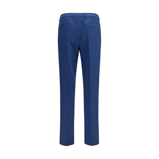 Brunello Cucinelli Blue Cotton Chino Pants in Blue from HEWI, photo 2 of 2
