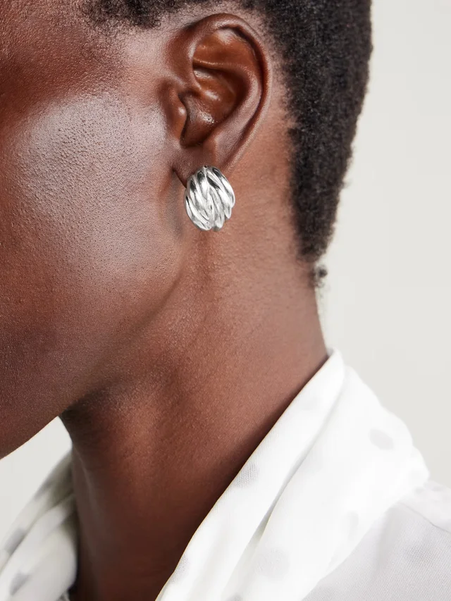 YSSO Clos mini sterling silver earrings in Metallic, photo 2 of 2 from NET-A-PORTER (Canada)