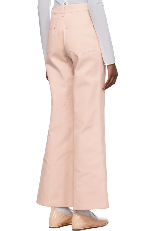 Nφdress Pink Studded Jeans, photo 3 of 4 from SSENSE