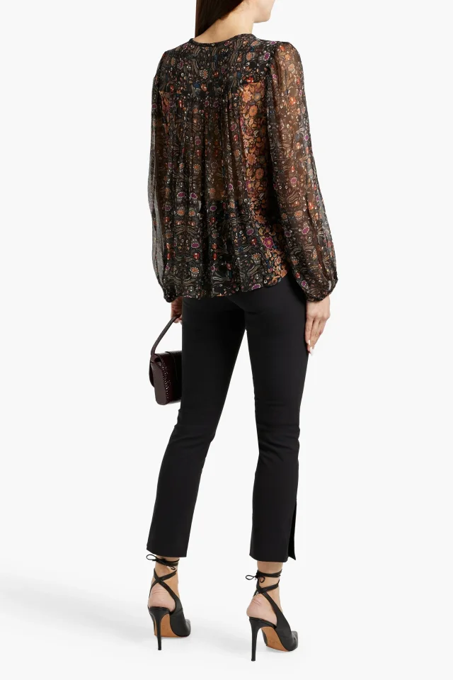 Isabel Marant Lovida Cotton-Blend Slim-Leg Pants, photo 3 of 4 from THE OUTNET