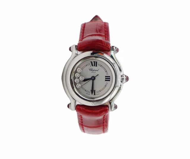 Chopard Happy Sports Combi 27 8246 21 Women's Watch 5P Diamond White Gold Quartz Happy Sports in White from Luxury Promise
