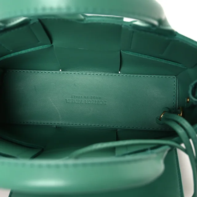 Bottega Veneta Maxi Intreccio Candy Arco Tote Mermaid in Lambskin from FASHIONPHILE, photo 6 of 10