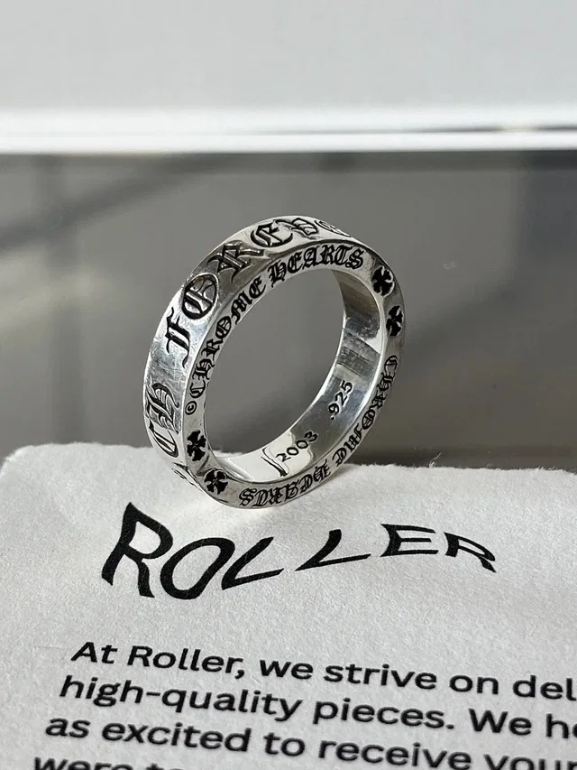 Chrome Hearts 12 | Forever Silver Cross Logo Ring in silver|gray from Grailed