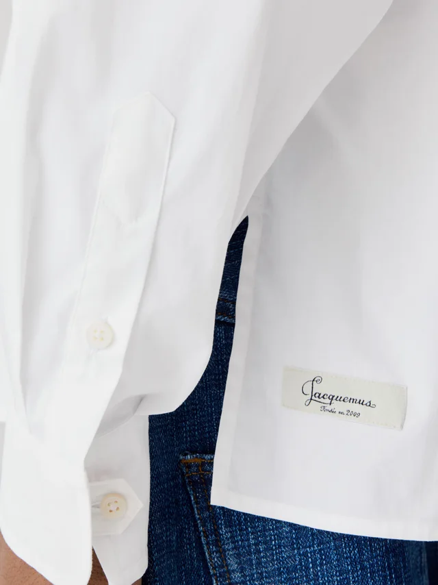 Jacquemus La Vareuse Losange Popover Shirt, photo 5 of 5 from SENSER