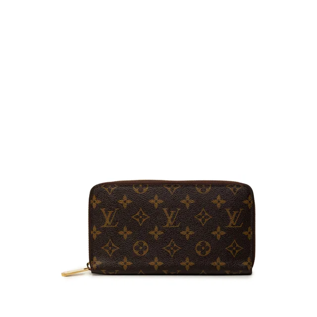 Brown Louis Vuitton Monogram Zippy Organizer Wallet Long Wallets in Brown Coated canvas from Designer Revival