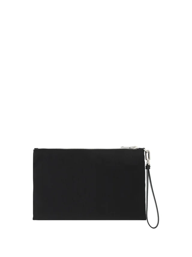Prada Recycled Polyamide Clutch — Black Wallet in Black Nylon from HEWI, photo 2 of 2