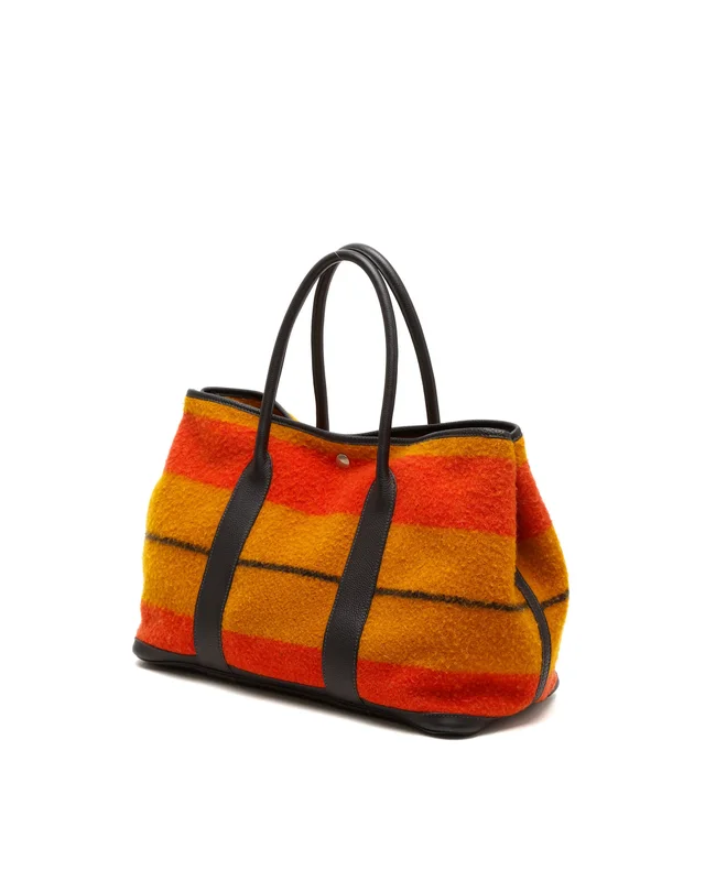 Hermès Rocabar Garden Party 36 Bag in Wool from A Retro Tale, photo 3 of 9