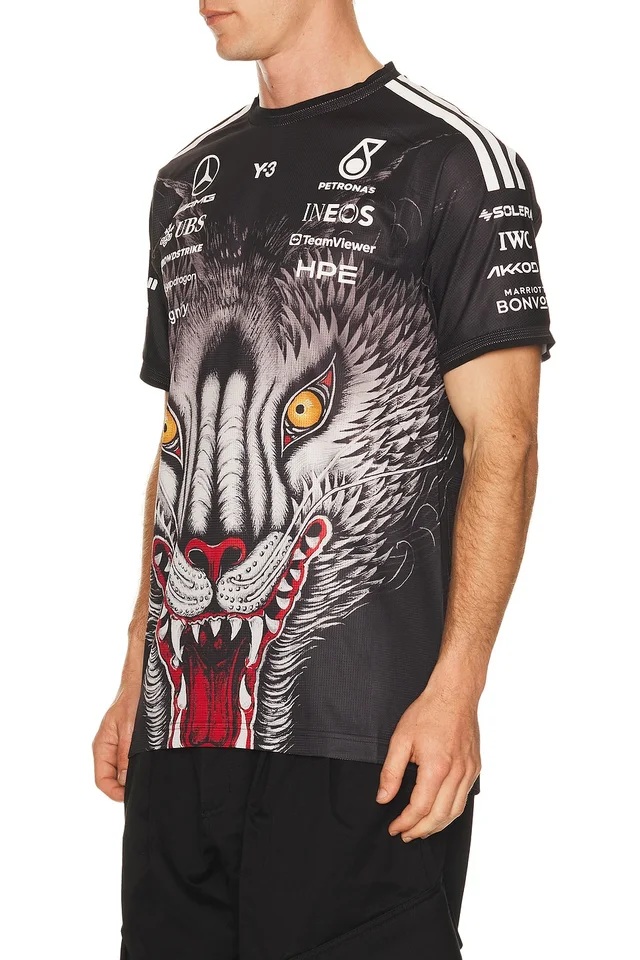Y-3 x F1 Drvr Jersey in Black, photo 3 of 6 from REVOLVE (Canada)