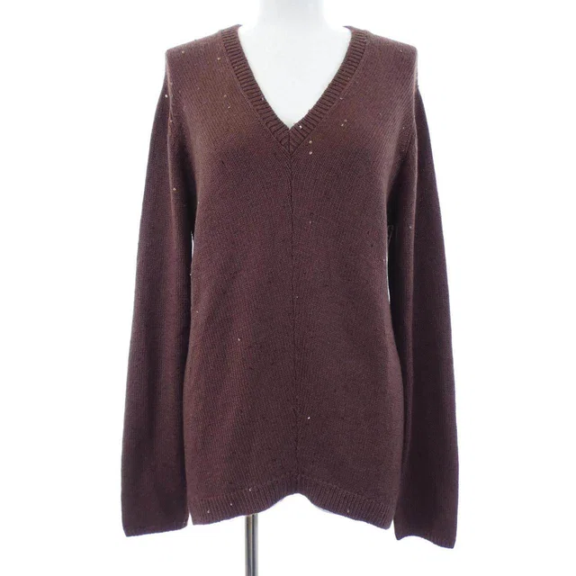 Brunello Cucinelli Silk Cashmere Knit in Silk from LuxUness