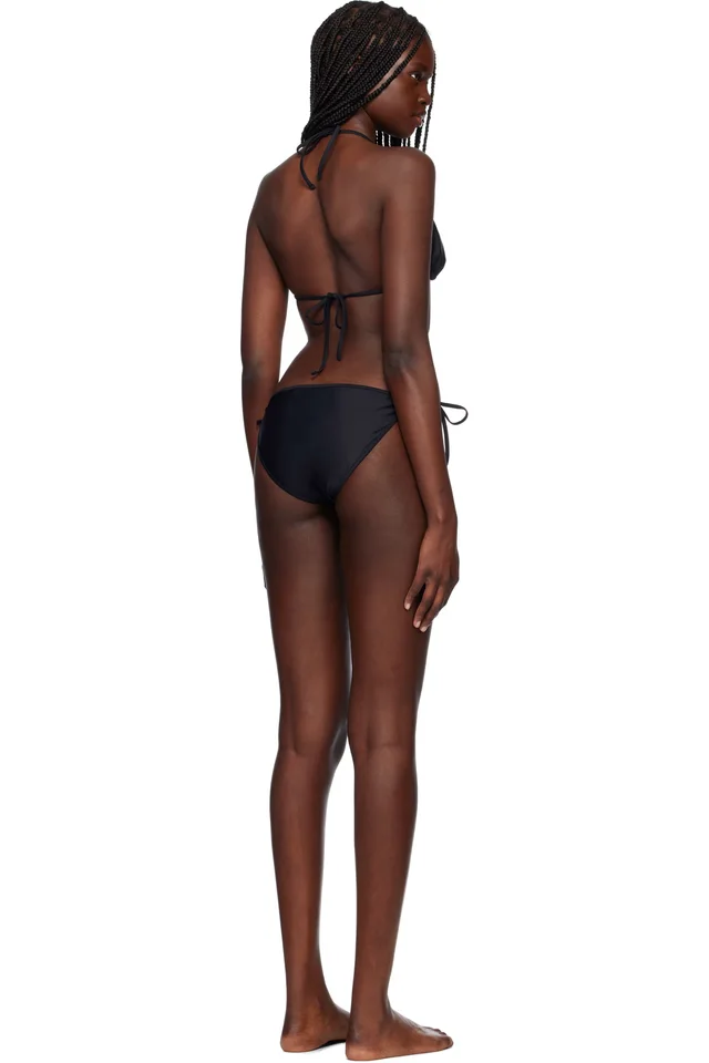 Maison Kitsuné Black Baby Fox Bikini, photo 3 of 4 from SSENSE