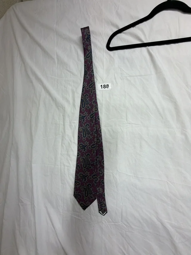 Dior Monsieur Purple Paisley Silk Necktie Made In Usa in purple Silk from Poshmark