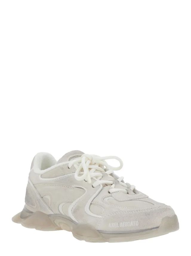 AXEL ARIGATO 'Eris' White Sneaker Low Top with Logo Patch on the Tongue in Leather and Tech Fabric Woman in White 86% Leather 14% Textile, photo 3 of 8 from Gaudenzi Boutique