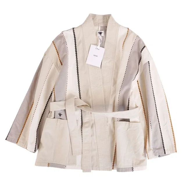 Dior Jacket Beige in Beige Denim from The Reluxe