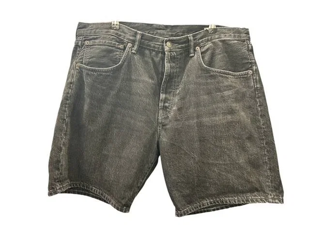 Acne Studios Men's Denim Shorts Black Size: 36" in Black Cotton from Oxfam Online Shop
