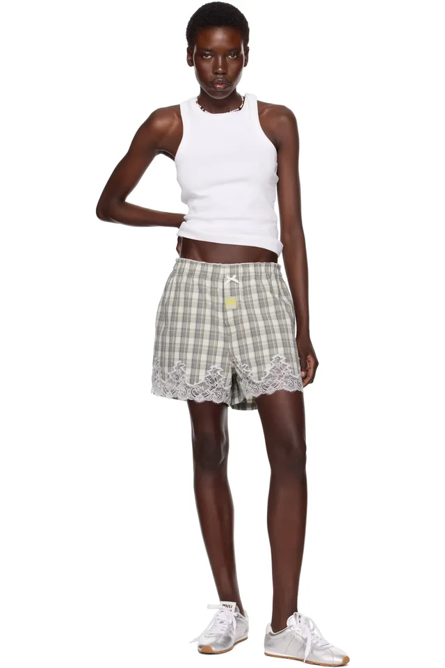 Martine Rose SSENSE Exclusive Gray French Knickers Shorts, photo 5 of 5 from SSENSE