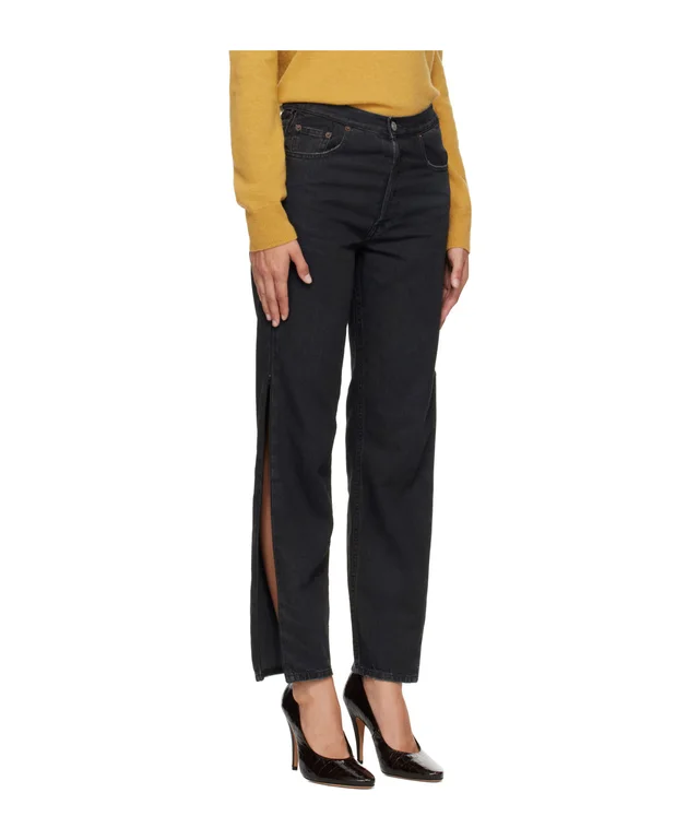 Mm6 Maison Margiela side-zip straight-leg jeans, photo 6 of 7 from SENSER