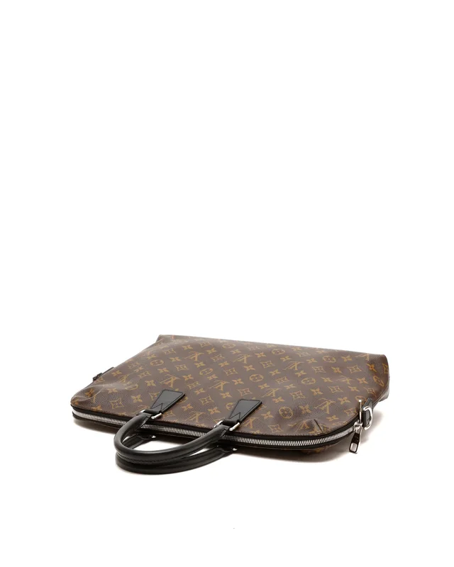 Louis Vuitton Monogram Macassar Porte-Document Jour Business Bag in Canvas from A Retro Tale, photo 4 of 9