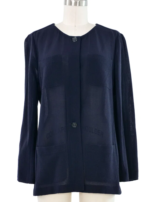 1999 Chanel Gauze Jacket in Wool from Arcade Vintage