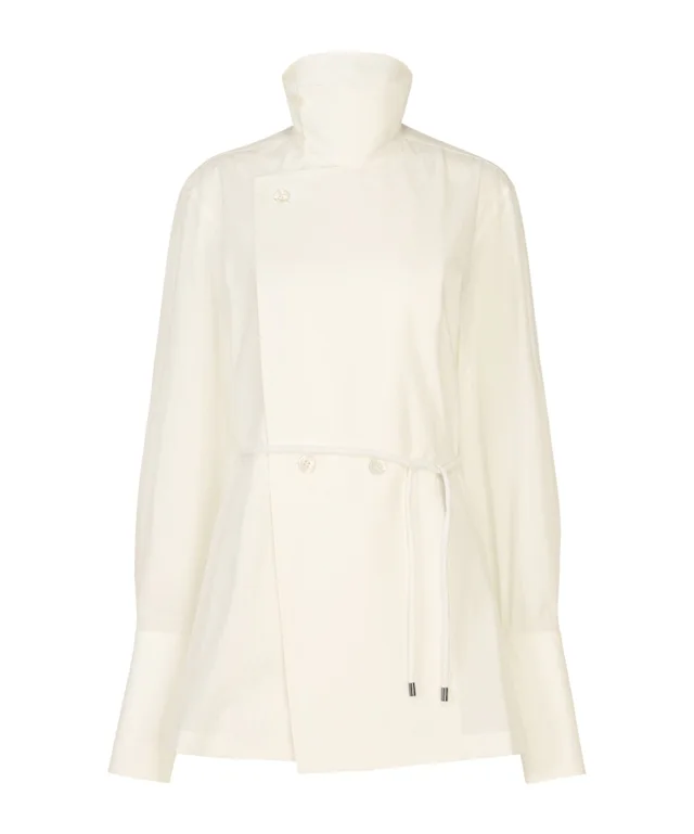 Issey Miyake Funnel Collar Monsieur Shirt from SENSER, photo 1 of 1