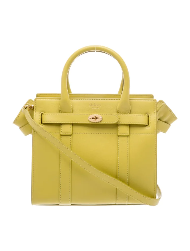 Mulberry Bayswater handbags in green Leather from The RealReal
