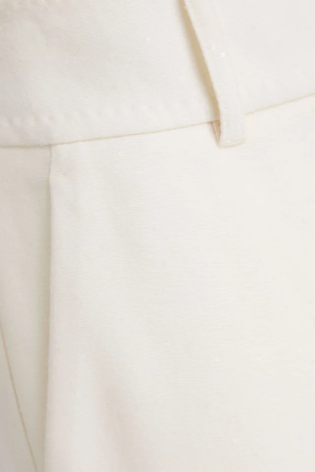 Gabriela Hearst Allanon Sequin-Embellished Wool-Blend Twill Flared Pants, photo 4 of 4 from THE OUTNET