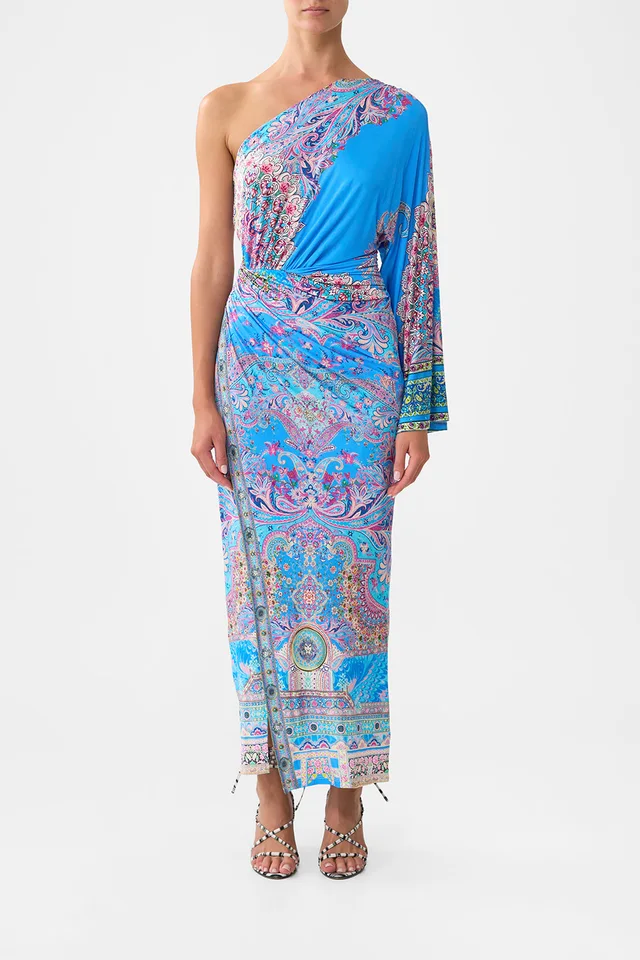 Camilla eBoutique ONE SHOULDER JERSEY DRESS FOOTSTEPS IN FOLKLORE from CAMILLA, photo 1 of 1