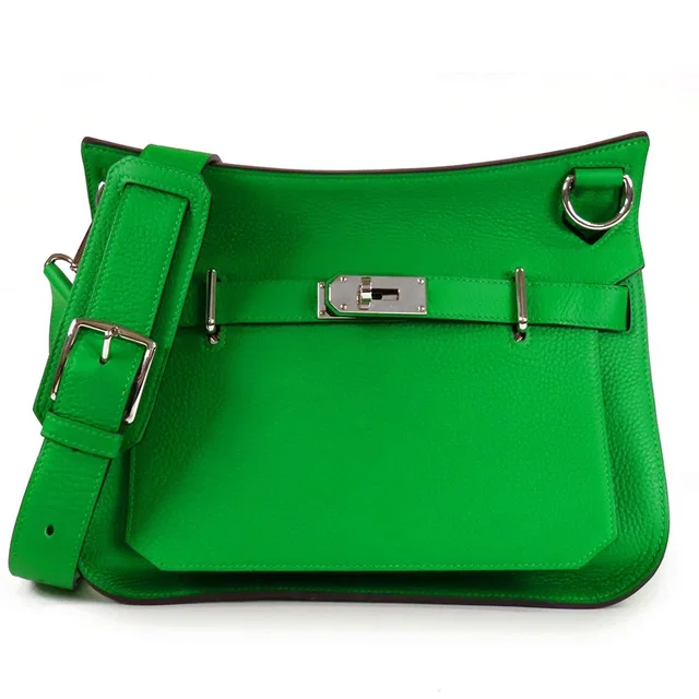 Hermès Jypsiere 31 Bamboo Silver Taurillon in Silver from The Reluxe