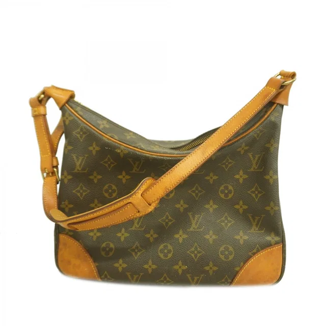 Louis Vuitton Shoulder Bag Monogram Boulogne 30 Brown in Brown from The Reluxe