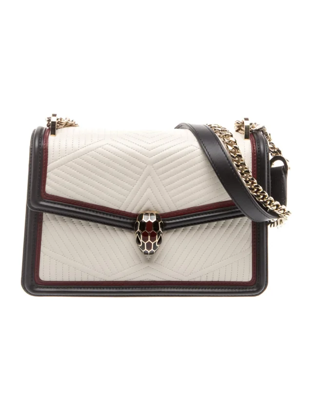 Bvlgari Leather Serpenti Diamond in Leather from The RealReal