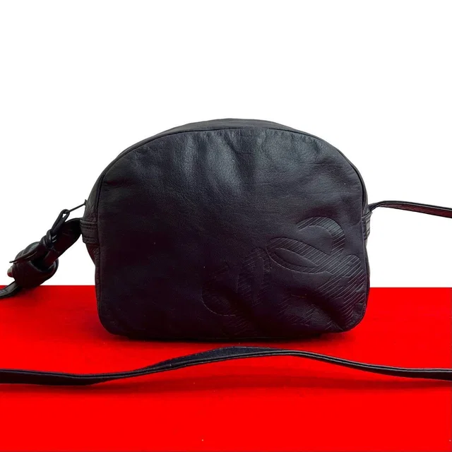 Loewe Vintage Anagram Logo Nappa Leather Mini Shoulder Bag in Nappa leather from The Reluxe