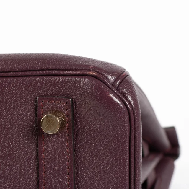 Hermès HSS Birkin 30 Quetsche Chevre Mysore BGHW in Goatskin from Labellov, photo 12 of 13