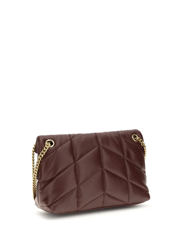 Saint Laurent Puffer Toy Shoulder Bag — Brown Lamb in Brown Lambskin from HEWI, photo 2 of 2