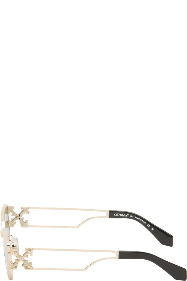 Off-White Gold Allen Sunglasses, photo 3 of 4 from SSENSE